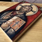 Jesus Christ Pantocrator From Sinai Monastery Christian Icon Religious Art 15x20