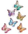 Home Garden Pool Yard - Butterfly Wall Decor 71274 Purple Multi  6 75  X 5  New