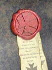 Cosplay Purity Seal For 40k Black Templars Resin Wax Seal Canvas Style Paper