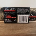 Maxell Hgx Gold Tc30 Vhs C High Grade Camcorder Video Cassettes Lot Of 3 Sealed
