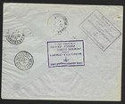 French Madagascar Covers 1944 R-airmail Wandercover Tananarive Dzaoudzi Returned
