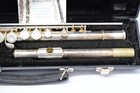 Used Emerson Deford Silver Plated Student Flute Closed Hole   C Foot W  Case