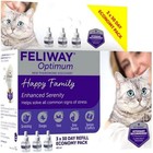 New Feliway Optimum Cat Enhanced Calming Pheromone 3  30 Days Refill Cat 48ml Set