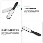 2pcs Dual-sided Foot File Ergonomic Handle Reusable Washable Foot Dead Skin Remo