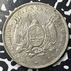 1893 Uruguay 1 Peso Lot jm8242 Large Silver  Nice 