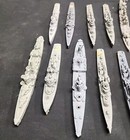 Ship Lot Of 25 Waterline Ships Models 1 1250 1 1200 Superior Models Metal