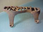 Antique Cast Iron 7  Long Shoeshine Shoe Shine Foot Rest Stand With Center Star