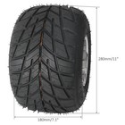 11x7 10-5 5  Rear Wheel Tire Rim For Go Kart Drift Trike Racing Cart 4 Wheelers