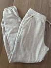 Athleta Girl M 8-10 White Speckled Jogger Sweatpants With Elastic Waist   Drawst