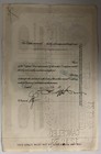 The New York Central Railroad Company Stock Certificate - Less Than 100 Shares