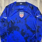 New Nike Usa 2022 23 Fifa World Cup Long Sleeve Away Soccer Jersey Men M  110