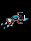 Large Vintage Zuni Multi-inlay Rainbow Man Dancer Sterling Silver Brooch Pin