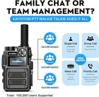 2 Pack- lifetime Free  Unlimited Range Long Range Walkie Talkies For Adults