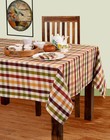 Christmas Tablecloth Buffalo Check Table Cloth Tabletop Cover Kitchen Dining    