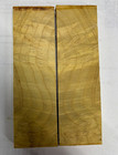 Beautiful  -burl Osage Orange Knife Blank  5  X 1-1 2  X 3 8  Woodturning Craft