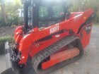 Kioti Tl750 Skid Steer Skid Loader Bobcat 5 7 Hours 2-speed Enclosed Cab Tracks 