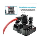 Mas Set Of 2 Ignition Coil Pack   8 Pcs Spark Plug Wire Set Compati    Fast Ship