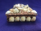 Antique Vintage Sailor Valentine Folkart Shell Box