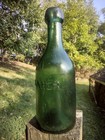 Circa 1850 s Pontiled Thos Maher Blob Top Slug Plate Savannah Ga Soda Bottle 