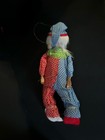 Rare Very Cool Creepy Vintage Collectible Cloth Clown Ornament