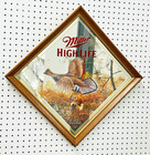 Miller High Life Beer Diamond Wildlife Series Mirror Sign-grouse-   first Flush   
