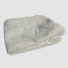 150 Boutross Fine Linens White Embroidered Linen 12-piece Dinner Napkins