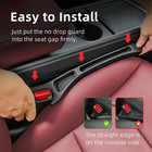 Car Seat Gap Filler Organizer  2 Pack Seat Gap Plug With Storage Slot  No Drop S