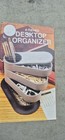 Vintage Desktop Accents 4 Tier Swivel Desk Organizer Pen Holder Gray Black   