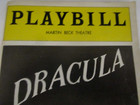 Vtg Nov 1977 Martin Beck Theater Playbill  Dracula Frank Langella Edward Gorey