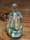 Eickholt 1996 Rainbow Prism Art Glass Perfume Bottle W Stopper Signed Rare 