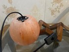 Himalayan Pink Salt Lamp Natural Crystal Moon Night Light Table Decor
