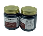 Amish Black Raspberry Seedless Jam Non Gmo Vegan All Natural - 9 Oz - 2 Jars