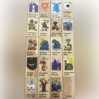 Rhyme   Reason Montessori Wooden Story Picture Blocks Vintage 1992