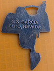 Saddle Pocket Watch Bass Fob   G s  Garcia Elko  Nevada