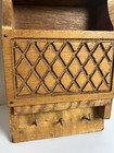Handmade Vintage Wooden Wall Mounted Letter Holder Key Holder