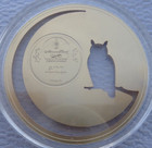 2018 Mongolian Nature Owl Coin  925 Silver
