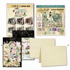 Graphic45 Fairy Boutique Standing Frame Card Kit Scrapbooking Card Making