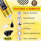 2x T-7000 Rhinestone Black Glue Multi-purpose Fix Jewelry Glass Phone Repair