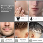Beard Trimmer For Men  5-in-1 Cordless Hair Clipper Kit With Foil Razor  Waterpr