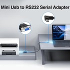 Mini Usb To Rs232 Serial Adapter  Right Turn Mini Usb 5 Pin Male To Db9 Pin Fem