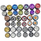 Advan V3 5 Spoke Rims   11 13mm Staggered Goodyear Rubber Tires For Hot Wheels
