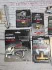 Lot Of Air Compressor Hose Fittings  Nipples  Blow Gun  Campbell Hausfeld   Ts