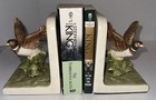Vintage Pheasant Bookends 1985  Made In Tawain