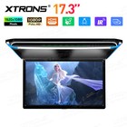 17 3  Car Roof Ceiling Flip Down Overhead Monitor 1080p Video Tv Player Usb Hdmi