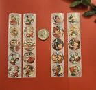 20 Vintage Style Christmas Stickers retro Style Christmas Stickers Labels Seals