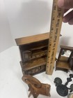 Vintage Dollhouse Miniatures Wood Furniture   Accessories Lot 2
