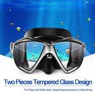 Snorkel Diving Mask Panoramic Hd Swim Mask  Anti-fog Scuba Diving Goggles temper