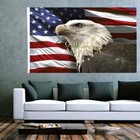 3x5 Ft Patriotic Bald Eagle American Flag God Bless America Banner Wall Hanging