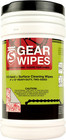 Gear Wipe Canister 110 Count 8 X 12    Double Sided Towel For Cleaning Bikes   G