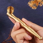 1pc Vintage Brass Copper Pipe Metal Pipes Smoking Tobacco Pipe Gifts Usa Stock